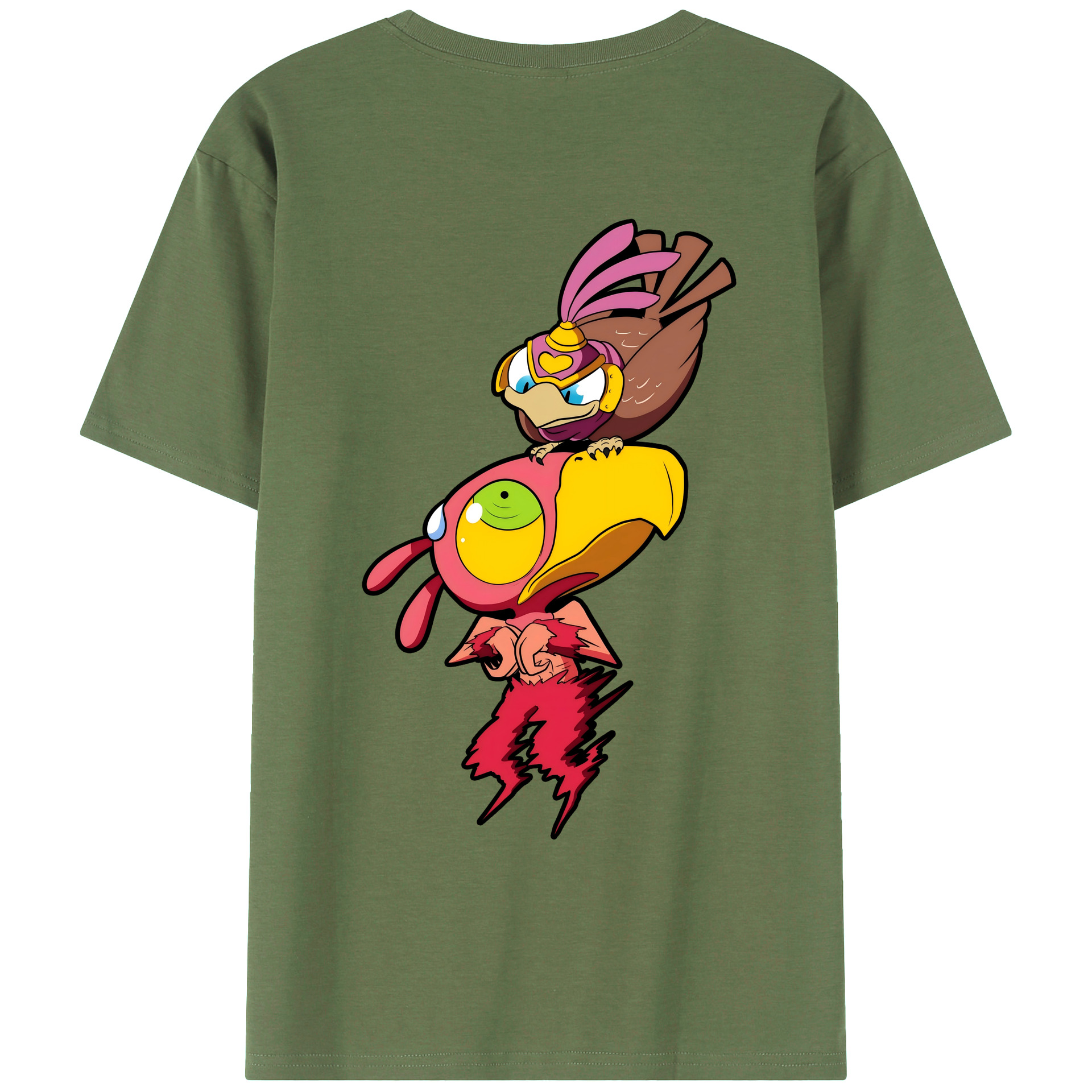 （画像用） ジョジョの奇妙な冒険 JoJo's Bizarre Adventure 綿100％ メンズ半袖Tシャツ（バックプリント） 通気性